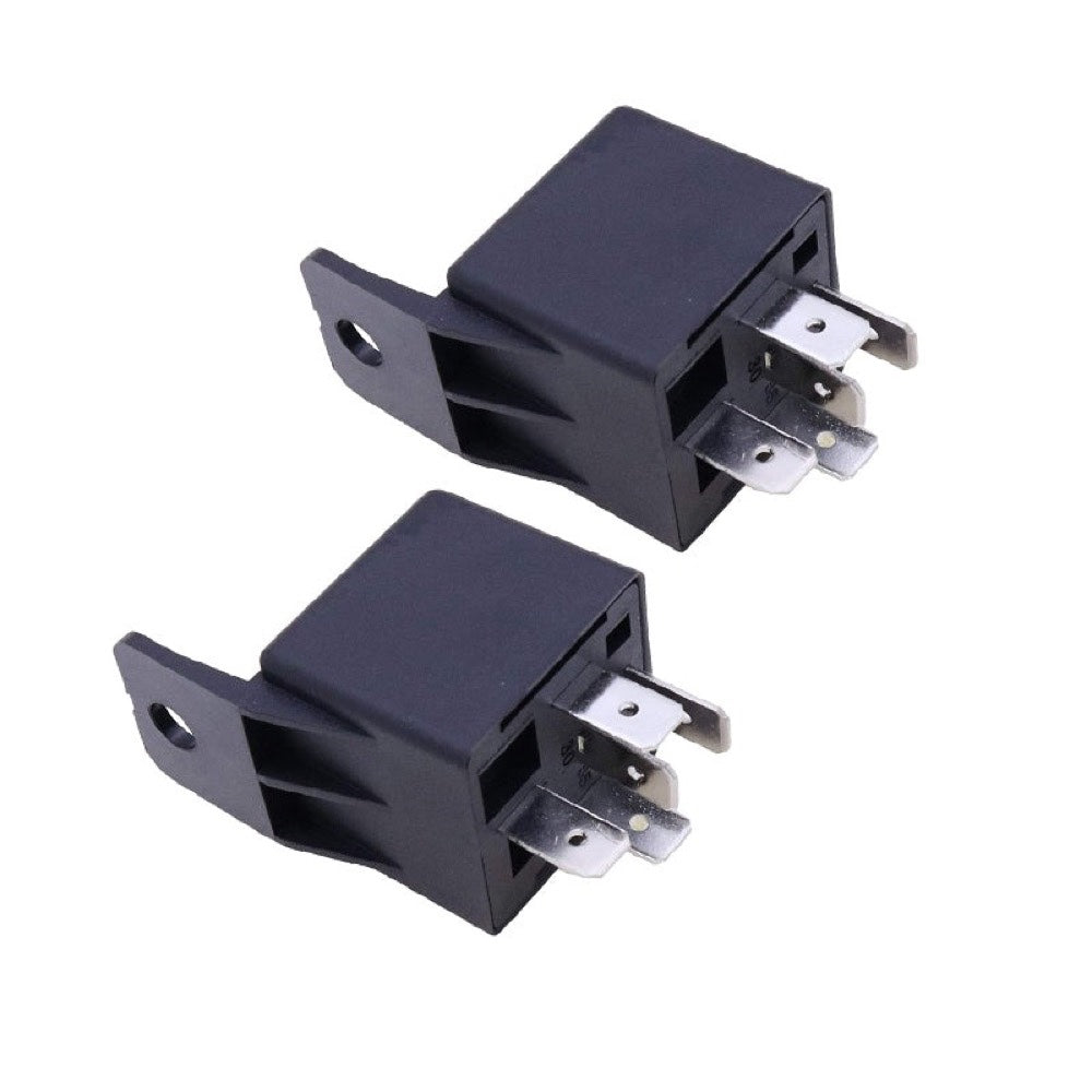 2 Pcs 12V 30A 5 Terminal Electrical Relay 7374708 for use with Bobcat Tractor CT1021 CT1025 CT2025 CT2035 CT2040 CT2535CH CT2540CH